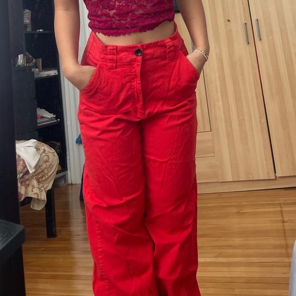Urban Outfitters Red Pants - Picture 1 of 5